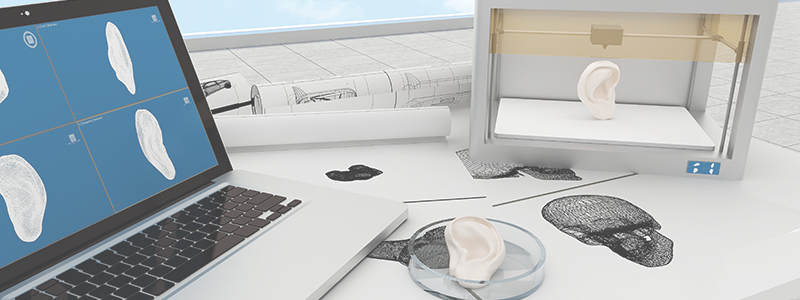 Ohrpassstücke aus dem 3D-Drucker