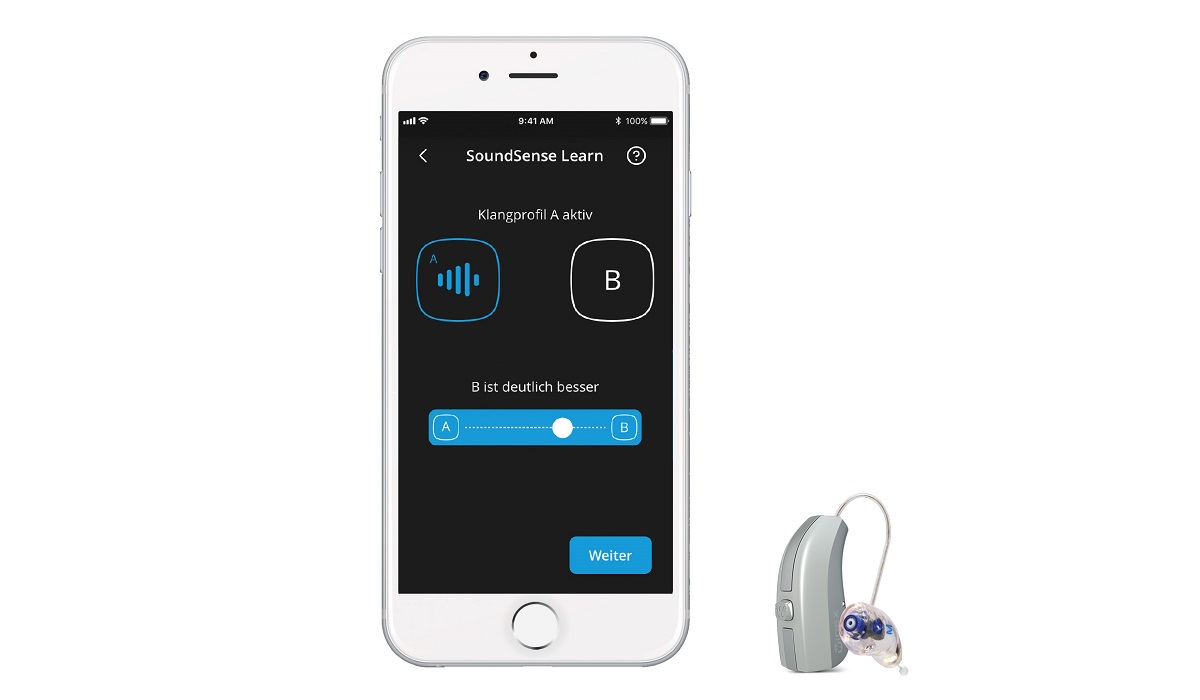 Widex Evoke-App mit SoundSense Learnwidexhoergeraete Modernste Technologie: Hörgeräte ganz einfach per Smartphone einstellen